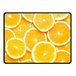 Oranges, Orange, Fruits Two Sides Fleece Blanket (Small)