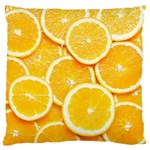 Oranges, Orange, Fruits Standard Premium Plush Fleece Cushion Case (Two Sides)