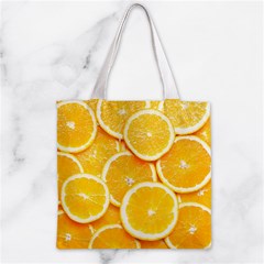 Oranges, Orange, Fruits Zipper Grocery Tote Bag from ArtsNow.com Front