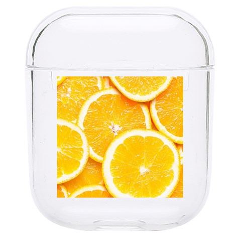 Oranges, Orange, Fruits Hard PC AirPods 1/2 Case from ArtsNow.com Front