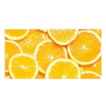 Oranges, Orange, Fruits Satin Shawl 45  x 80 