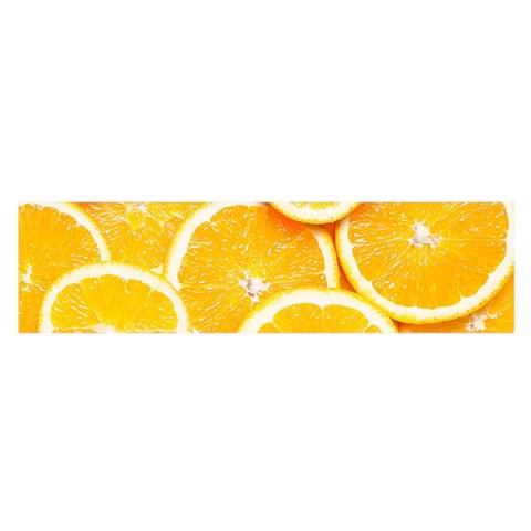 Oranges, Orange, Fruits Oblong Satin Scarf (16  x 60 ) from ArtsNow.com Front