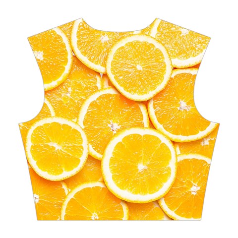 Oranges, Orange, Fruits Cotton Crop Top from ArtsNow.com Back