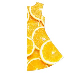 Oranges, Orange, Fruits Short Sleeve V Back Right