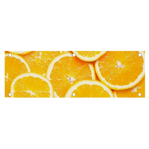 Oranges, Orange, Fruits Banner and Sign 6  x 2  from ArtsNow.com Front