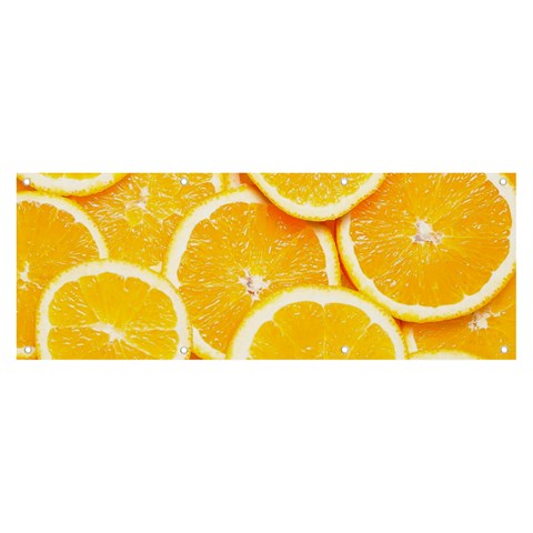 Oranges, Orange, Fruits Banner and Sign 8  x 3  from ArtsNow.com Front