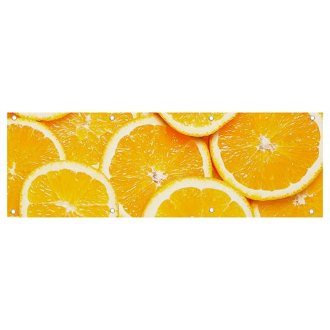 Oranges, Orange, Fruits Banner and Sign 9  x 3  from ArtsNow.com Front