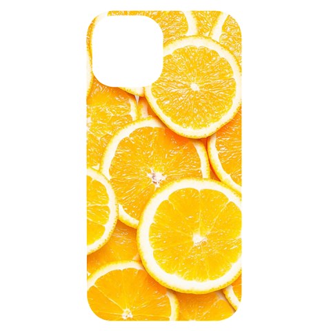 Oranges, Orange, Fruits iPhone 14 Black UV Print Case from ArtsNow.com Front