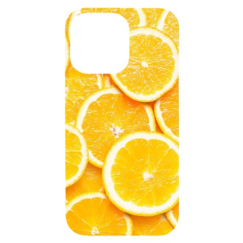 Oranges, Orange, Fruits iPhone 14 Pro Max Black UV Print Case from ArtsNow.com Front