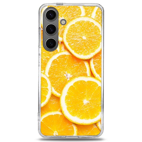 Oranges, Orange, Fruits Samsung Galaxy S24 6.2 Inch TPU UV Case from ArtsNow.com Front