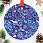 Patterns, Doodles, Pattern, Colorful Ornament (Round)