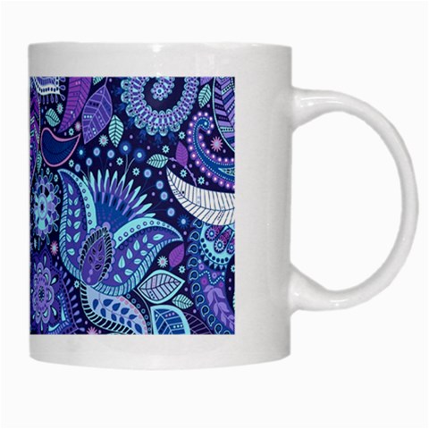 Patterns, Doodles, Pattern, Colorful White Mug from ArtsNow.com Right