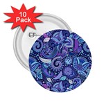 Patterns, Doodles, Pattern, Colorful 2.25  Buttons (10 pack) 