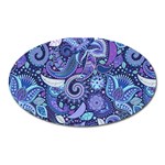 Patterns, Doodles, Pattern, Colorful Oval Magnet