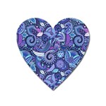 Patterns, Doodles, Pattern, Colorful Heart Magnet