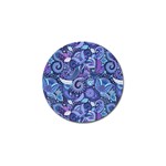 Patterns, Doodles, Pattern, Colorful Golf Ball Marker