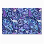 Patterns, Doodles, Pattern, Colorful Postcards 5  x 7  (Pkg of 10)