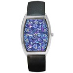 Patterns, Doodles, Pattern, Colorful Barrel Style Metal Watch