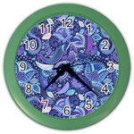 Patterns, Doodles, Pattern, Colorful Color Wall Clock