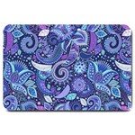 Patterns, Doodles, Pattern, Colorful Large Doormat