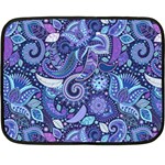 Patterns, Doodles, Pattern, Colorful Fleece Blanket (Mini)