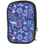 Patterns, Doodles, Pattern, Colorful Compact Camera Leather Case