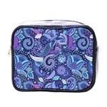 Patterns, Doodles, Pattern, Colorful Mini Toiletries Bag (One Side)