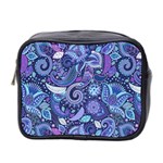 Patterns, Doodles, Pattern, Colorful Mini Toiletries Bag (Two Sides)