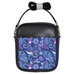 Patterns, Doodles, Pattern, Colorful Girls Sling Bag