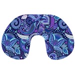 Patterns, Doodles, Pattern, Colorful Travel Neck Pillow