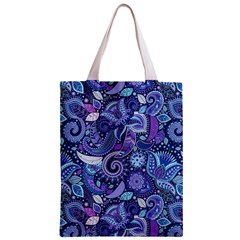 Patterns, Doodles, Pattern, Colorful Zipper Classic Tote Bag from ArtsNow.com Back