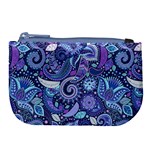 Patterns, Doodles, Pattern, Colorful Large Coin Purse