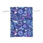 Patterns, Doodles, Pattern, Colorful Lightweight Drawstring Pouch (L)