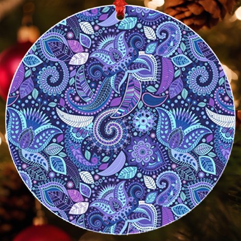 Patterns, Doodles, Pattern, Colorful UV Print Acrylic Ornament Round from ArtsNow.com Front