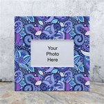 Patterns, Doodles, Pattern, Colorful White Box Photo Frame 4  x 6 