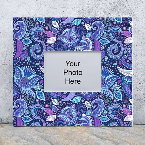 Patterns, Doodles, Pattern, Colorful White Wall Photo Frame 5  x 7  from ArtsNow.com Front