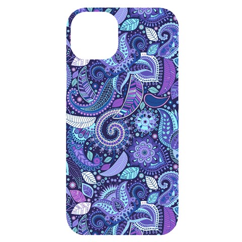 Patterns, Doodles, Pattern, Colorful iPhone 14 Plus Black UV Print Case from ArtsNow.com Front