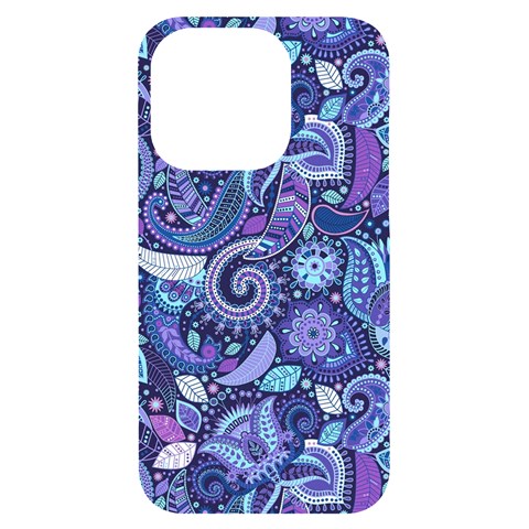 Patterns, Doodles, Pattern, Colorful iPhone 14 Pro Black UV Print Case from ArtsNow.com Front