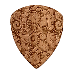 Patterns, Doodles, Pattern, Colorful Wood Guitar Pick (Set of 10) from ArtsNow.com Front