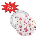 Pink Woodland Animals, Koteto 1.75  Buttons (10 pack)