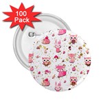 Pink Woodland Animals, Koteto 2.25  Buttons (100 pack) 