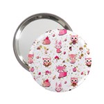 Pink Woodland Animals, Koteto 2.25  Handbag Mirrors