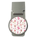 Pink Woodland Animals, Koteto Money Clips (Round) 