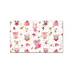 Pink Woodland Animals, Koteto Sticker (Rectangular)