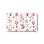 Pink Woodland Animals, Koteto Magnet (Name Card)