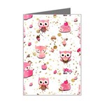 Pink Woodland Animals, Koteto Mini Greeting Card