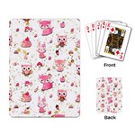 Pink Woodland Animals, Koteto Playing Cards Single Design (Rectangle)