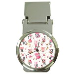 Pink Woodland Animals, Koteto Money Clip Watches