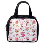 Pink Woodland Animals, Koteto Classic Handbag (One Side)