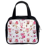 Pink Woodland Animals, Koteto Classic Handbag (Two Sides)